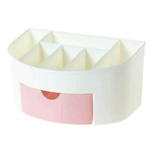 Planet Gates C Pink Office Organizer Box Makeup Cosmetic Holder Make Up Tools Storage Boxes Brush Stationery Case Jewelry Display Rack Organization