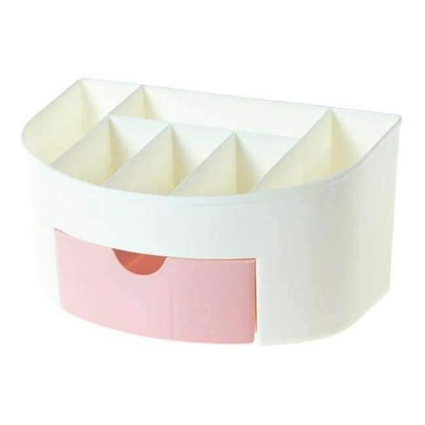 Planet Gates C Pink Office Organizer Box Makeup Cosmetic Holder Make Up Tools Storage Boxes Brush Stationery Case Jewelry Display Rack Organization