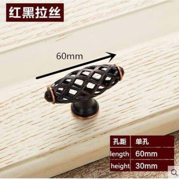 Planet Gates C Retro birdcage design cabinet cupboard kitchen drawer door handle knobs pulls,furniture hardware accessories.
