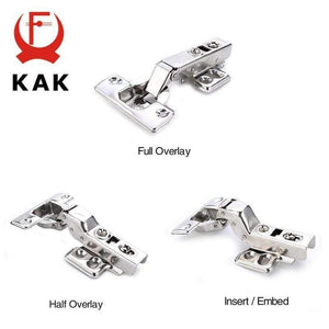 C Series Hinge Stainless Steel Door Hydraulic Hinges Damper Buffer Soft Close For Cabinet Cupboard Furniture Hardware