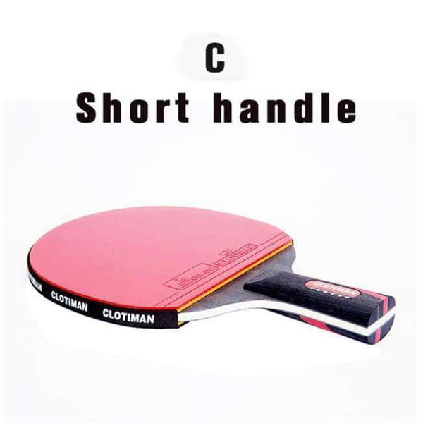 Planet Gates C short handle Quality carbon bat table tennis racket with rubber pingpong paddle short handle tennis table rackt long handle offensive