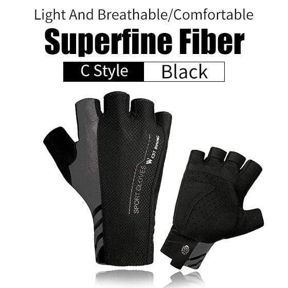Planet Gates Cycling Gloves Half Finger Anti Slip Shockproof Bike Gloves Gel Pad Summer Women Men Sports MTB Road Bicycle Gloves