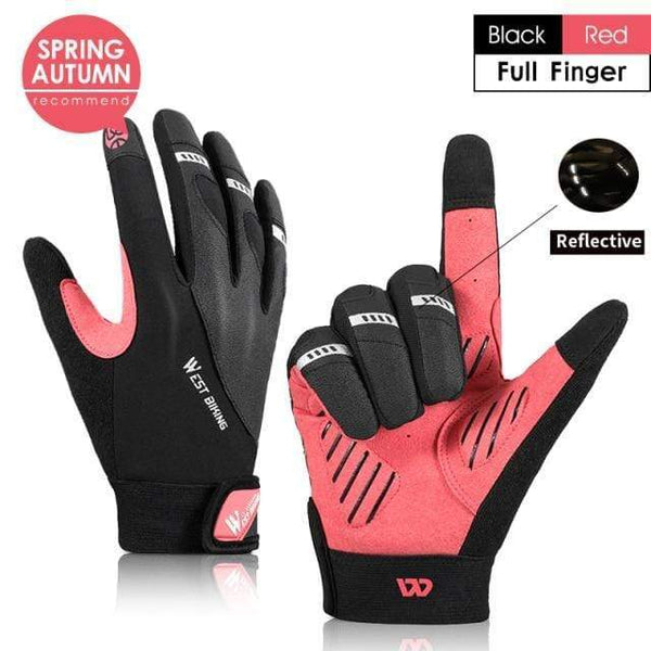 Planet Gates C Style Full Finger 3 / XXL / China Cycling Gloves Full Finger MTB Road Bike Bicycle Gloves Summer Gel Sports Gloves Men Women Bike Equipment