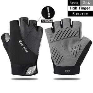 Planet Gates C Style Half Finger / M / China Cycling Gloves Full Finger MTB Road Bike Bicycle Gloves Summer Gel Sports Gloves Men Women Bike Equipment