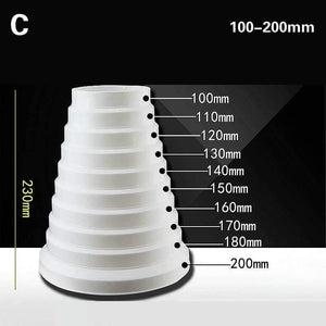 Universal Exhaust Hose Adapter PVC Pipe Fittings Range Hood Fume Exhaust Pipe Connector Check Value With 2m Aluminum Foil Tape