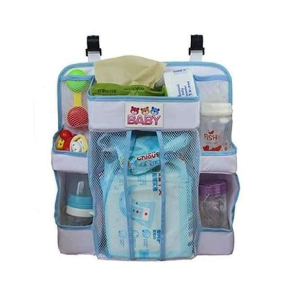 Planet Gates C-white Rooms Nursery Hanging Storage Bag Baby Cot Bed Crib Organizer  Toy Diaper Pocket for Newborn Crib Bedding Set
