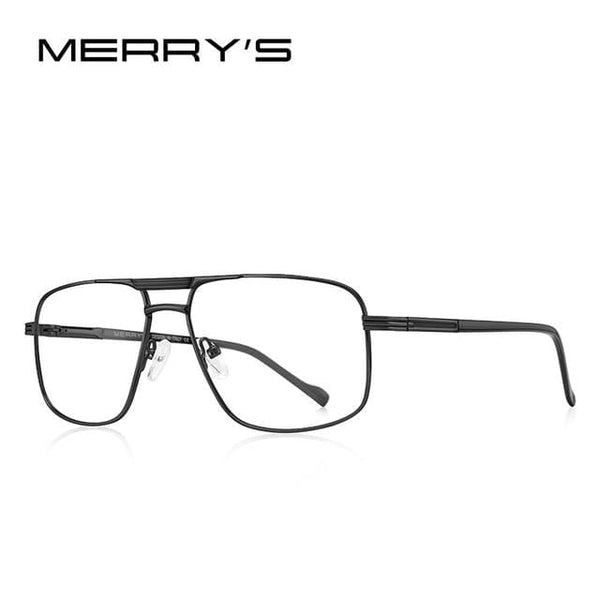 Planet Gates C01 Black Men Classic Square Glasses Optics Frame Luxury Double Bridge Prescription Glasses Frames Optical Eyewear S2012