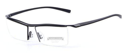 Planet Gates C01 Black Men Optical Frames Eyeglasses Frames Rack Commercial Glasses Fashion Eyeglasses Frame Myopia Titanium Frame TR90 Legs