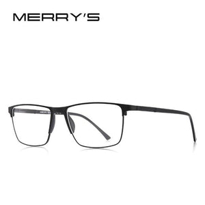 Planet Gates C01 Black Men Titanium Alloy Glasses Frame Fashion Male Square Ultralight Eye Myopia Prescription Eyeglasses S2001