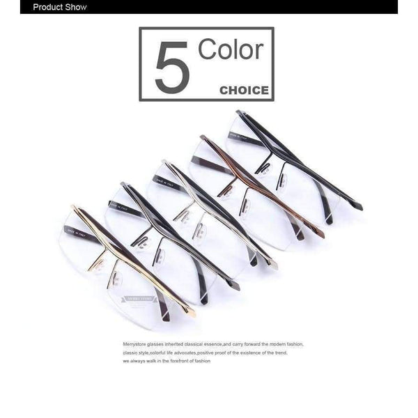 Planet Gates C01 Black MERRY'S Men Optical Frames Eyeglasses Frames Rack Commercial Glasses Fashion Eyeglasses Frame Myopia Titanium Frame TR90 Legs