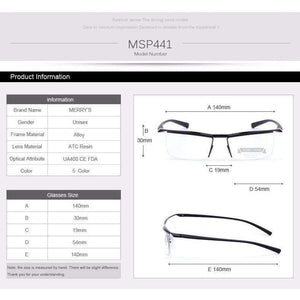 Planet Gates C01 Black MERRY'S Men Optical Frames Eyeglasses Frames Rack Commercial Glasses Fashion Eyeglasses Frame Myopia Titanium Frame TR90 Legs