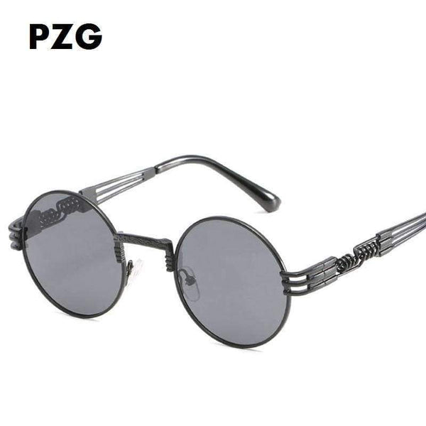 Planet Gates C01 / Multi PZG New Design Punk Style Round Lenses Polarized Sungalsses Women  Men Fashion Sun glasses Retro Trend Metal Frame Eyewear