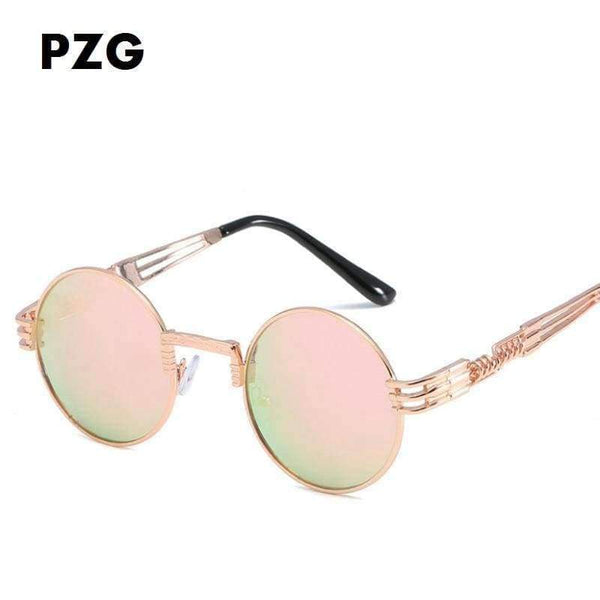 Planet Gates C01 / Multi PZG New Design Punk Style Round Lenses Polarized Sungalsses Women  Men Fashion Sun glasses Retro Trend Metal Frame Eyewear