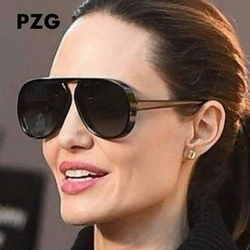 Planet Gates C01 / T034-15980 PZG Unisex Sports oversized Pilot Sunglasses Women Men Unisex UV400 Sun Glasses Mirrored Pilot Eyewear Female Driving Goggles