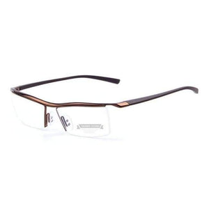Planet Gates C02 Brown MERRY'S Men Optical Frames Eyeglasses Frames Rack Commercial Glasses Fashion Eyeglasses Frame Myopia Titanium Frame TR90 Legs