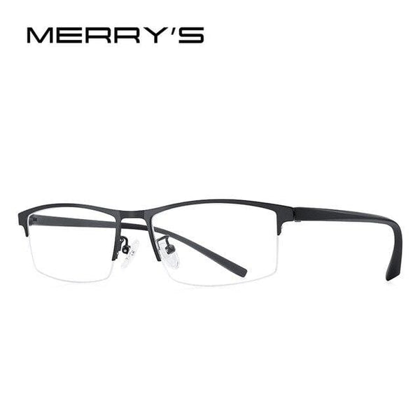 Planet Gates C02 Matte Black Men Optical Frames Eyeglasses Frames Rack Commercial Glasses Fashion Eyeglasses Frame Myopia Titanium Frame TR90 Legs