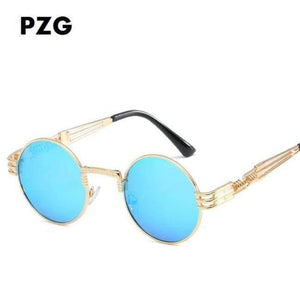 Planet Gates C02 / Multi PZG New Design Punk Style Round Lenses Polarized Sungalsses Women  Men Fashion Sun glasses Retro Trend Metal Frame Eyewear