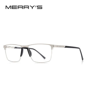 Planet Gates C02 Silver Men Titanium Alloy Glasses Frame Fashion Male Square Ultralight Eye Myopia Prescription Eyeglasses S2001