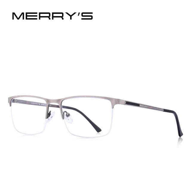 Planet Gates Men Titanium Glasses Frame Ultralight Square Eye Myopia Prescription Eyeglasses Male Half Optical Frame S2014