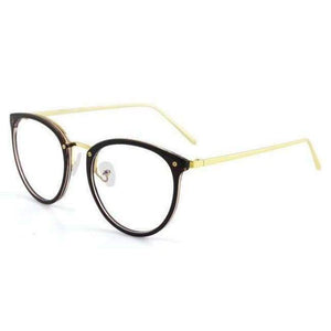 Planet Gates C03 Brown CGID Women Fashion Computer Glasses Anti Blue Rays Blocking Filter Eyewear Fashion Eyeglasses Sleeping Better Round Glasses CT10