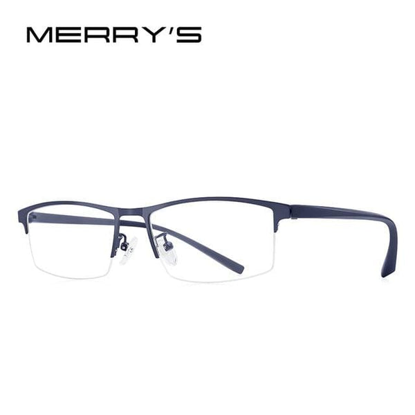 Planet Gates C04 Blue Men Optical Frames Eyeglasses Frames Rack Commercial Glasses Fashion Eyeglasses Frame Myopia Titanium Frame TR90 Legs