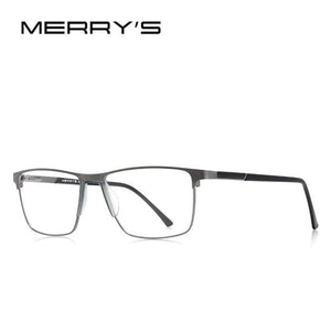 Planet Gates C04 Gray Men Titanium Alloy Glasses Frame Fashion Male Square Ultralight Eye Myopia Prescription Eyeglasses S2001