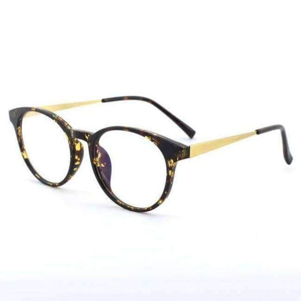 Planet Gates C04 Mixed B4 CGID TR90 Computer Glasses Anti Blue Light Radiation Optical Print Glasses Round Black Eyewear Frame PC Glass Men & Women CT28