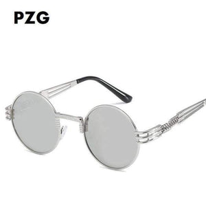Planet Gates C04 / Multi PZG New Design Punk Style Round Lenses Polarized Sungalsses Women  Men Fashion Sun glasses Retro Trend Metal Frame Eyewear