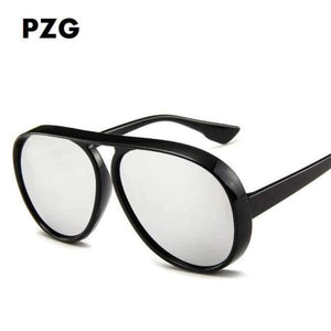 Planet Gates C04 / T034-15980 PZG Unisex Sports oversized Pilot Sunglasses Women Men Unisex UV400 Sun Glasses Mirrored Pilot Eyewear Female Driving Goggles