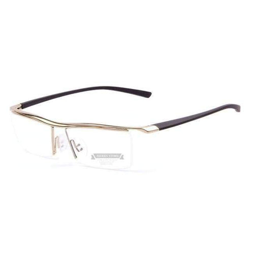 Planet Gates C05 Gold MERRY'S Men Optical Frames Eyeglasses Frames Rack Commercial Glasses Fashion Eyeglasses Frame Myopia Titanium Frame TR90 Legs