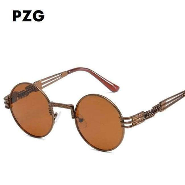 Planet Gates C05 / Multi PZG New Design Punk Style Round Lenses Polarized Sungalsses Women  Men Fashion Sun glasses Retro Trend Metal Frame Eyewear