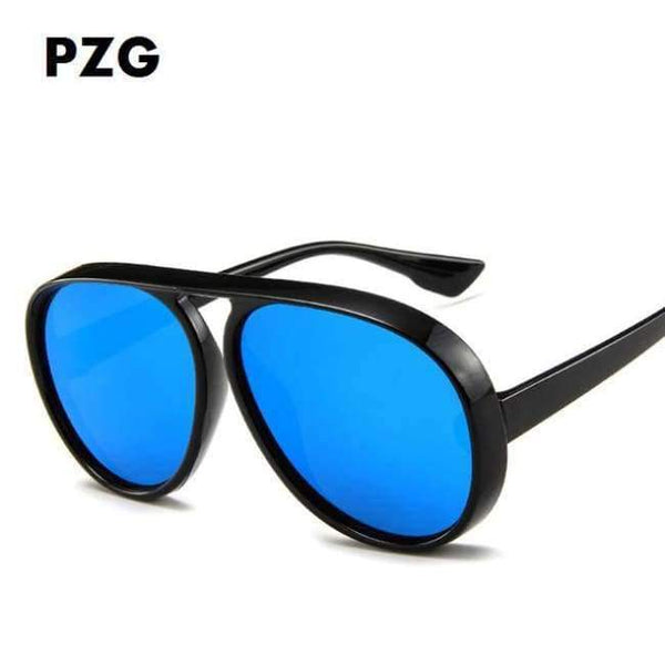 Planet Gates C05 / T034-15980 PZG Unisex Sports oversized Pilot Sunglasses Women Men Unisex UV400 Sun Glasses Mirrored Pilot Eyewear Female Driving Goggles