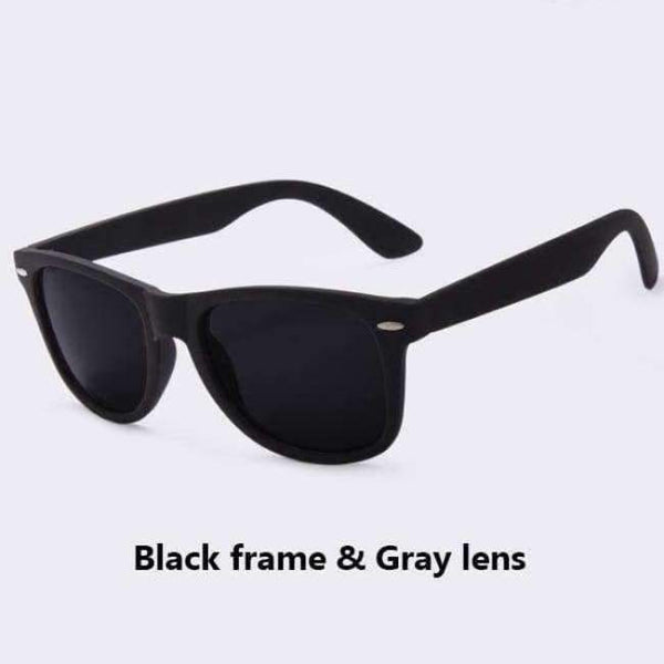 Planet Gates C05Gray AOFLY Fashion Sunglasses Men Polarized Sunglasses Men Driving Mirrors Coating Points Black Frame Eyewear Male Sun Glasses UV400