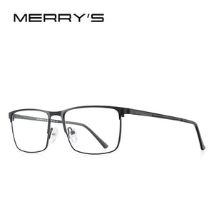 Planet Gates C06 Black Men Titanium Glasses Frame Ultralight Square Eye Myopia Prescription Eyeglasses Male Half Optical Frame S2014