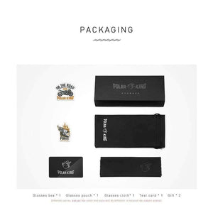 Planet Gates C1 Black G15 POLARKING Brand Polarized Sunglasses For Men Plastic Oculos de sol Men's Fashion Square Driving Eyewear Travel Sun Glasses