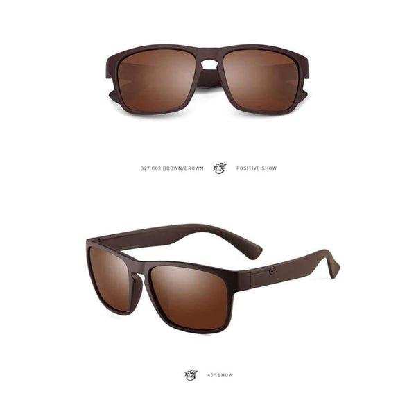 Planet Gates C1 Black G15 POLARKING Brand Polarized Sunglasses For Men Plastic Oculos de sol Men's Fashion Square Driving Eyewear Travel Sun Glasses