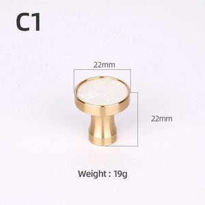 Brass Furniture Handles Elegant Door Knobs and Handles for Cabinet Kitchen Cupboard Drawer Pulls Wall Hanging Hooks Shell Resin