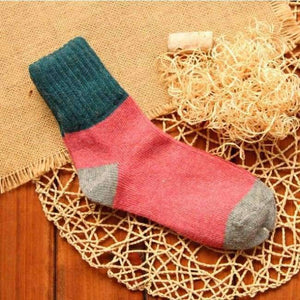 Planet Gates c1 / China / Free Size Quality winter vintage thicken warm rabbit wool women socks female fashion patchwork retro thermal cotton socks 5pairs/lot