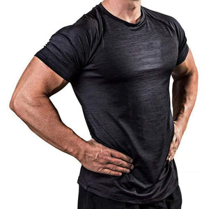 Compression Quick Dry Shirts Mens Gyms Fitness T-shirt Superelastic Skinny Tee Shirt Tops Male Jogger Workout Crossfit Clothing
