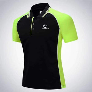 Planet Gates C1 / M Men Tennis clothing solid male Fitness Run jogging Outdoor sports badminton T-shirt Short Sleeve breathable polo shirt