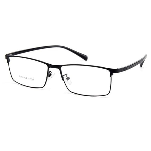 Planet Gates C1 Optical Men Titanium Alloy Eyeglasses Frames for Men Eyewear Flexible Temples Legs IP Electroplating Alloy Spectacles Y7011