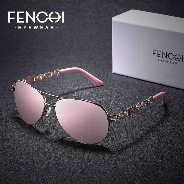 Planet Gates C1 pink FENCHI Sunglasses Women Driving Pilot Classic Vintage Eyewear Sunglasses High Quality Metal Brand Designer Glasses UV400