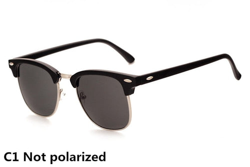 Planet Gates C1 / Polarized Classic Polarized Brand Designer Sunglasses Men Women Retro  High Quality Sun Glasses Rivet Female Male Fashion Mirror Sunglass