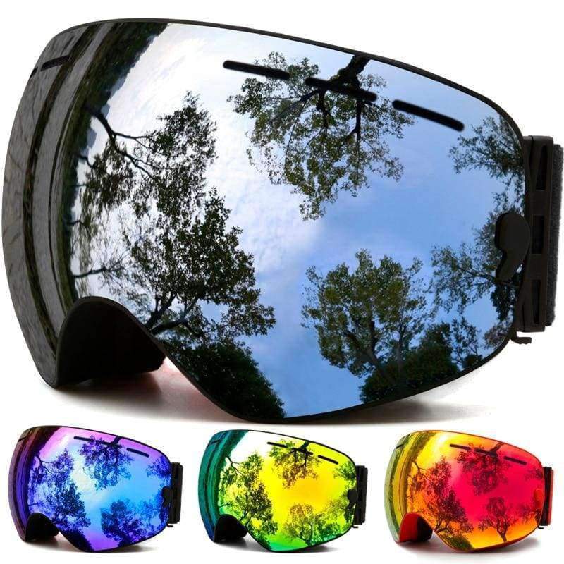 Planet Gates C1 Red Red / China Ski Goggles,Winter Snow Sports Snowboard Goggles with Anti-fog UV Protection for Men Women Youth Snowmobile Skiing Skating mask