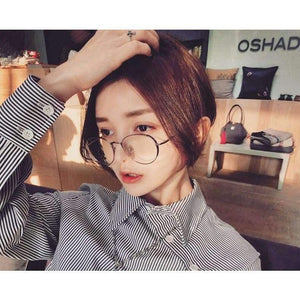 Planet Gates C1 Silver JackJad 2018 New Fashion Men Women Round Metal Liberty Plain Glasses Brand Design Eyewear Frame Glasses Frame Oculos De Grau