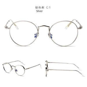 Planet Gates C1 Silver JackJad 2018 New Fashion Men Women Round Metal Liberty Plain Glasses Brand Design Eyewear Frame Glasses Frame Oculos De Grau