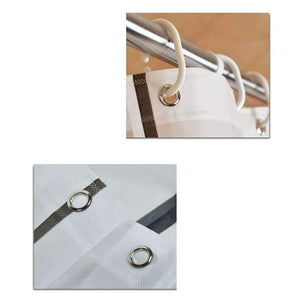 Planet Gates C1 / W80xH180cm Geometric Pattern Bathroom Curtain PEVA Eco-friendly Waterproof Moldproof Plastic Shower Curtains Bath Room Products More Size