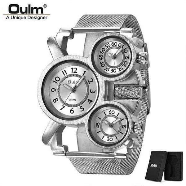 Planet Gates C1(with box) Men's Watches Casual Quartz Watch Men Three Dial Outdoor Sports Leather Watch relogio masculino