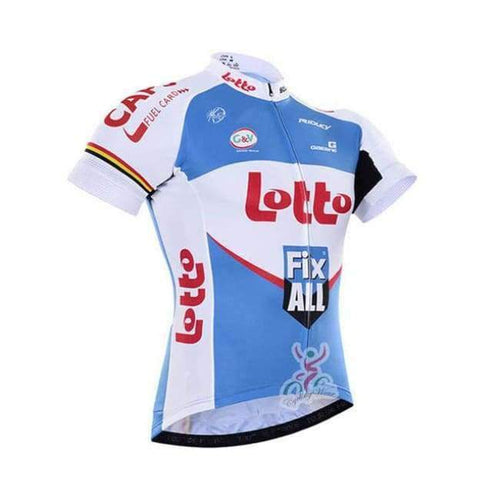 Planet Gates C1 / XS LOTTO Cycling Jersey Summer Bike Clothing racing Bicycle Breathable shirt Short Sleeve Maillot Ciclismo Sportswear