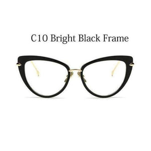 Planet Gates C10 Black Frame eye glasses frames for women cat eye Glasses frame clear lens Women eyeglasses frames vintage transparent eyewear glasses TR90